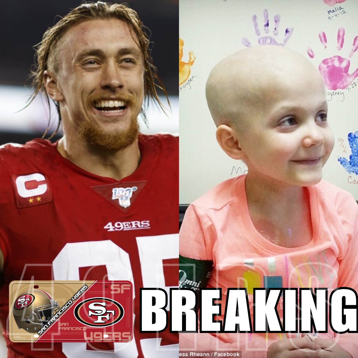 Dying Girl with Cancer Had Final Wish—George Kittle Unbelievable ...